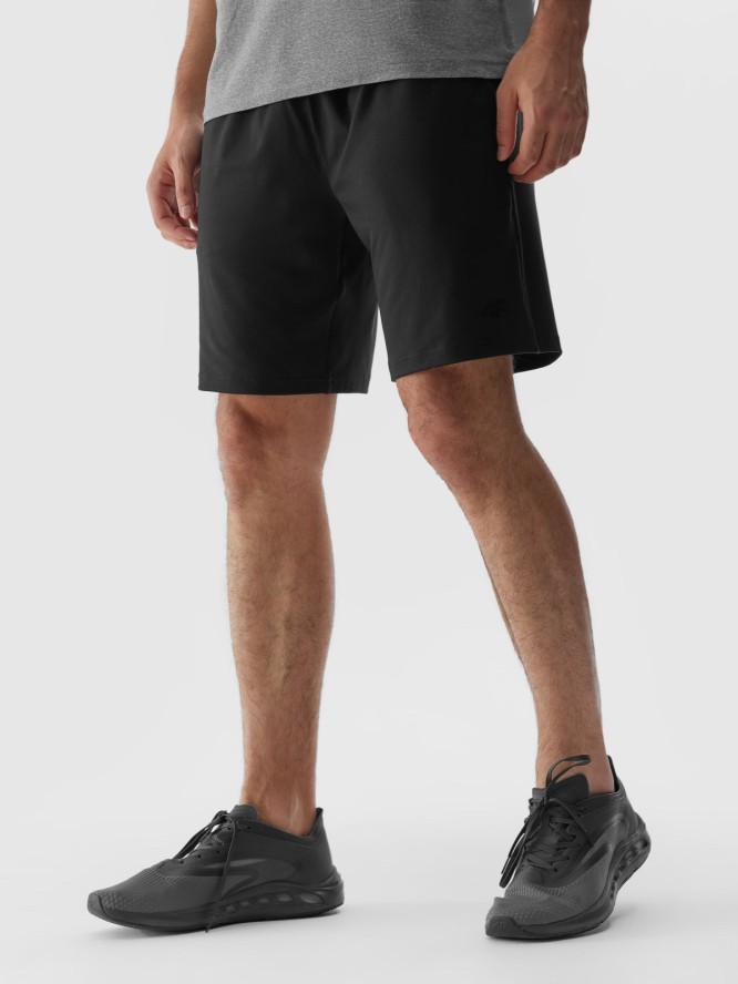 4F Spodenki treningowe regular szybkoschnące męskie - czarne M