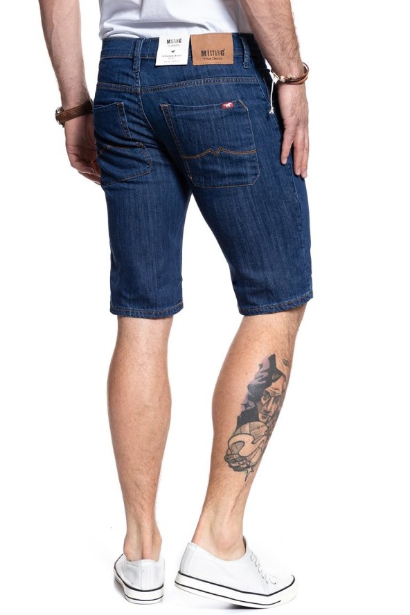 SPODENKI MUSTANG 5 Pocket Short DENIM BLUE 1007373 5000 580