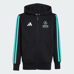 BLUZA Z KAPTUREM MERCEDES - AMG PETRONAS FORMULA 1 TEAM DNA FULL ZIP
