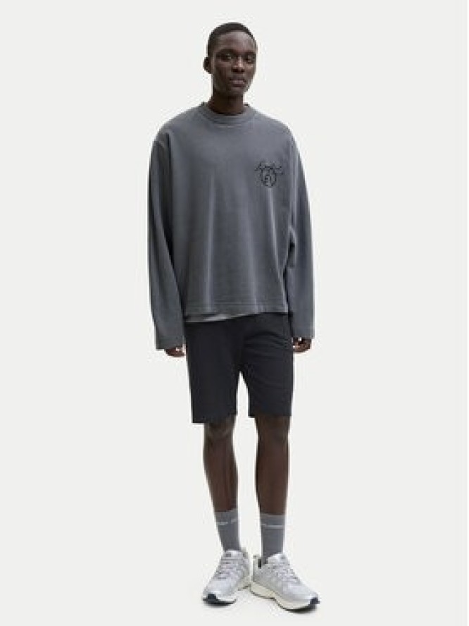 Jack & Jones Szorty sportowe Gordon College 12289726 Czarny Regular Fit