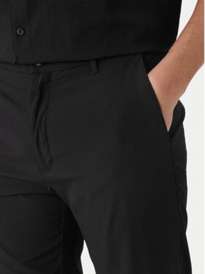 Calvin Klein Spodnie materiałowe LV04LF609G Czarny Straight Fit