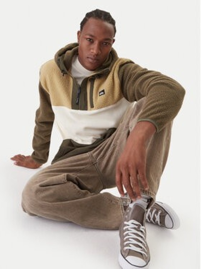 Quiksilver Bluza EQYPF03073 Khaki Regular Fit