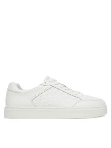 Calvin Klein Sneakersy Clean Cup Low Laceup Mono HM0HM01899 Biały