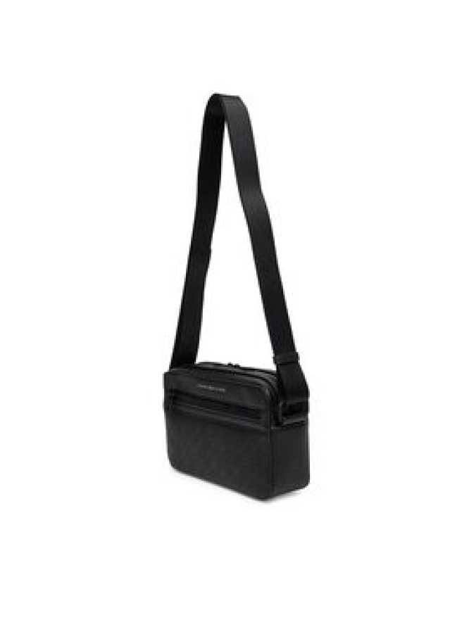 Tommy Hilfiger Saszetka Th Monogram Ew Reporter AM0AM13837 Czarny