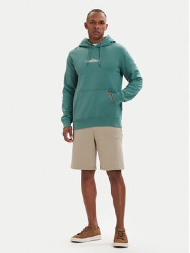 Quiksilver Bluza EQYFT05136 Zielony Regular Fit