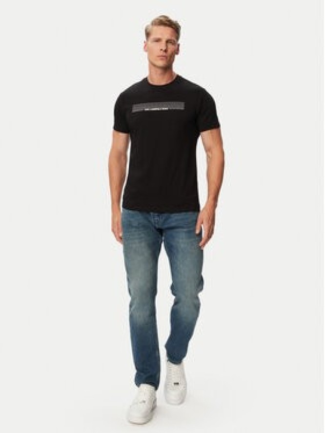 Karl Lagerfeld Jeans T-Shirt B3M17001 Czarny Slim Fit