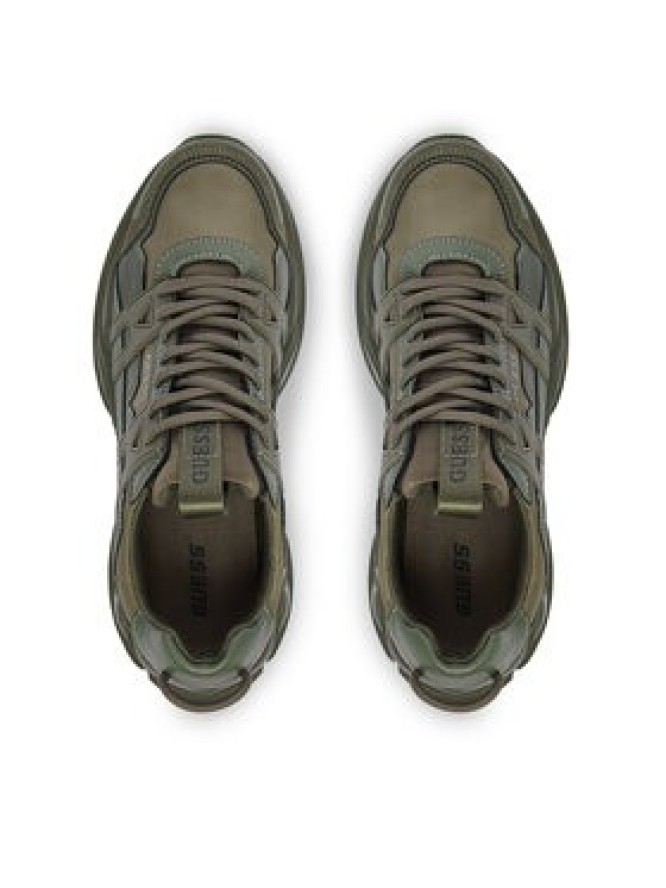 Guess Sneakersy FMFUNO ELE12 Zielony