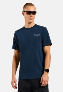 Koszulka z krótkim rękawem męska ODLO T-shirt crew neck s/s COTTON BLEND