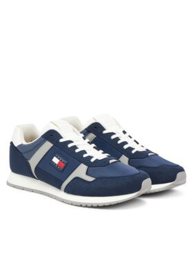 Tommy Jeans Sneakersy Tjm Runner Casual EM0EM01590 Granatowy