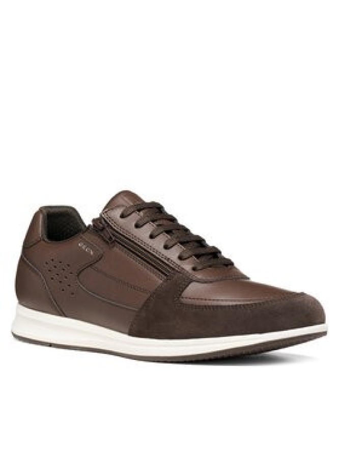 Geox Sneakersy U Avery U65H5A 0BC22 C6005 Brązowy ciemny