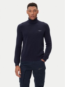 Aeronautica Militare Golf 252MA1583UL00903 Granatowy Regular Fit