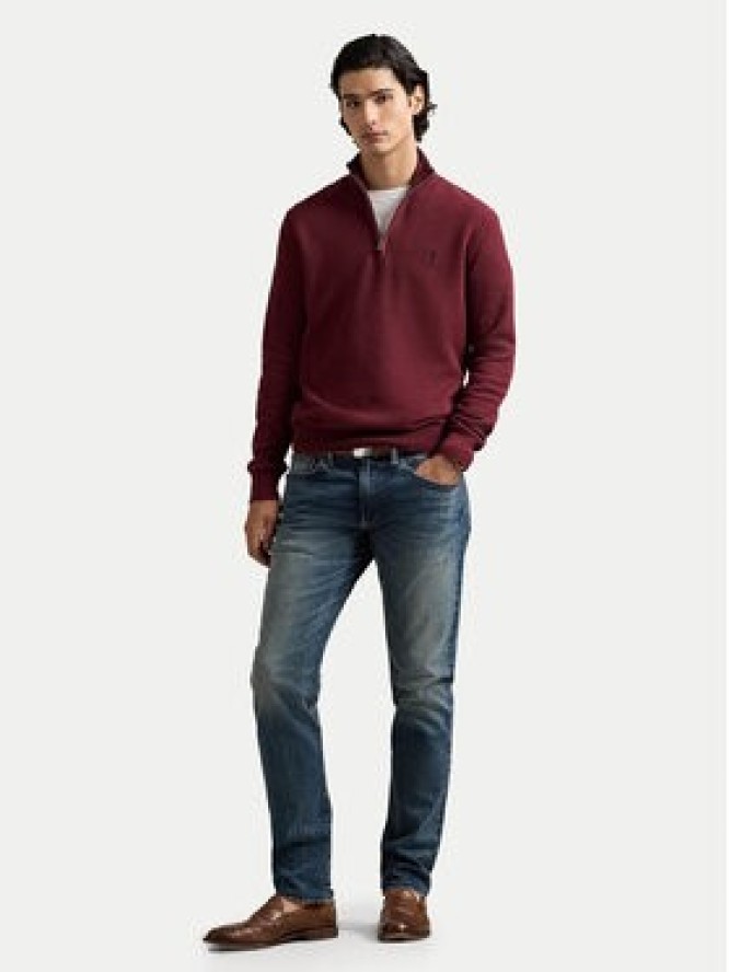 Polo Ralph Lauren Sweter 710932304525 Bordowy Regular Fit