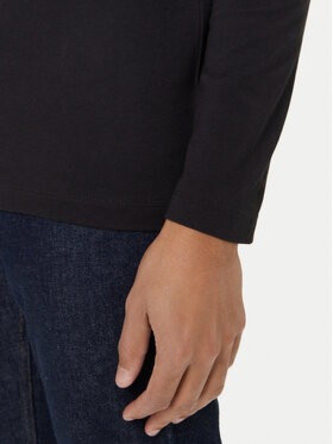 Tommy Hilfiger Longsleeve Linear Flag MW0MW41497 Czarny Regular Fit