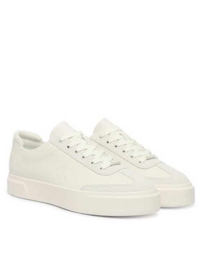 Calvin Klein Sneakersy Basket Cupsole Lup Wt Lth HM0HM02133 Biały