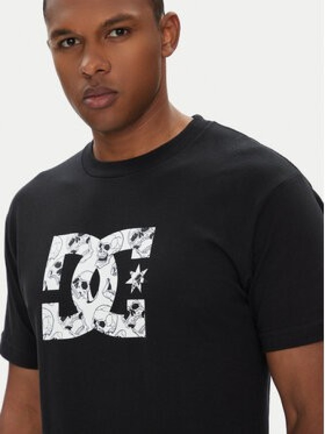 DC Shoes T-Shirt ADYZT05461 KVJ0 Czarny Regular Fit