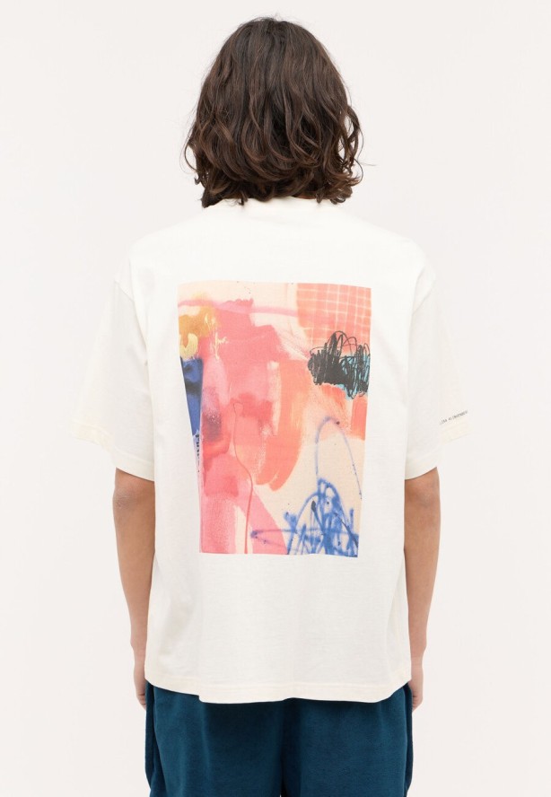 MĘSKA KOSZULKA MUSTANG T-shirt Akron Whisper White 1015264 2013