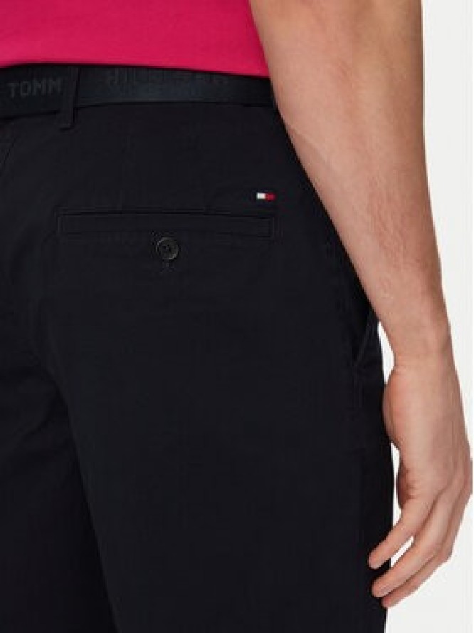 Tommy Hilfiger Komplet szorty i pasek Denton MW0MW42349 Granatowy Slim Fit