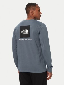 The North Face Longsleeve Evolution Box Nse NF0A8B68 Szary Regular Fit
