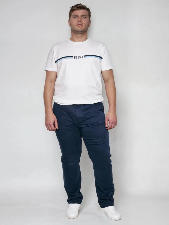 Spodnie męskie chinosy granatowe Trevor 403