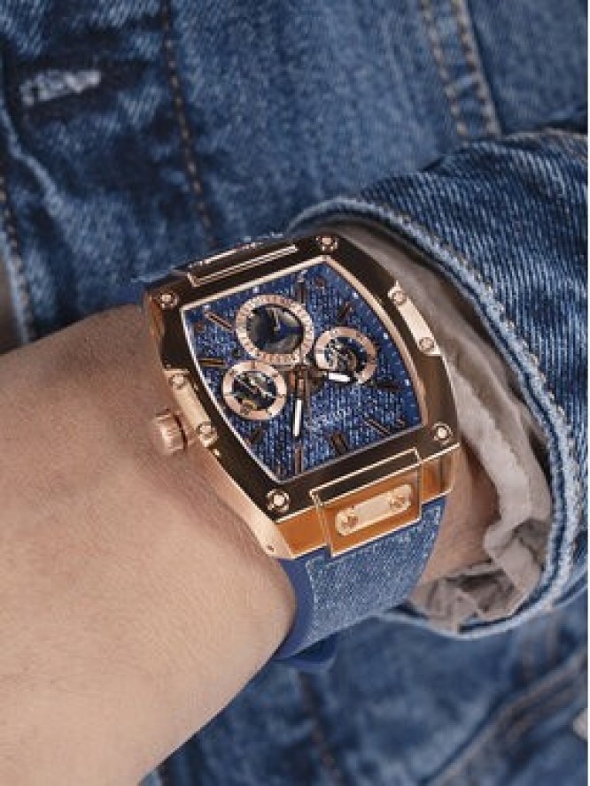 Guess Zegarek GW0786G2 Niebieski