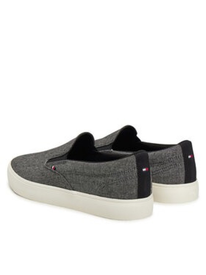 Tommy Hilfiger Tenisówki Th Hi Vulc Low Slip On Ch FM0FM05390 Szary