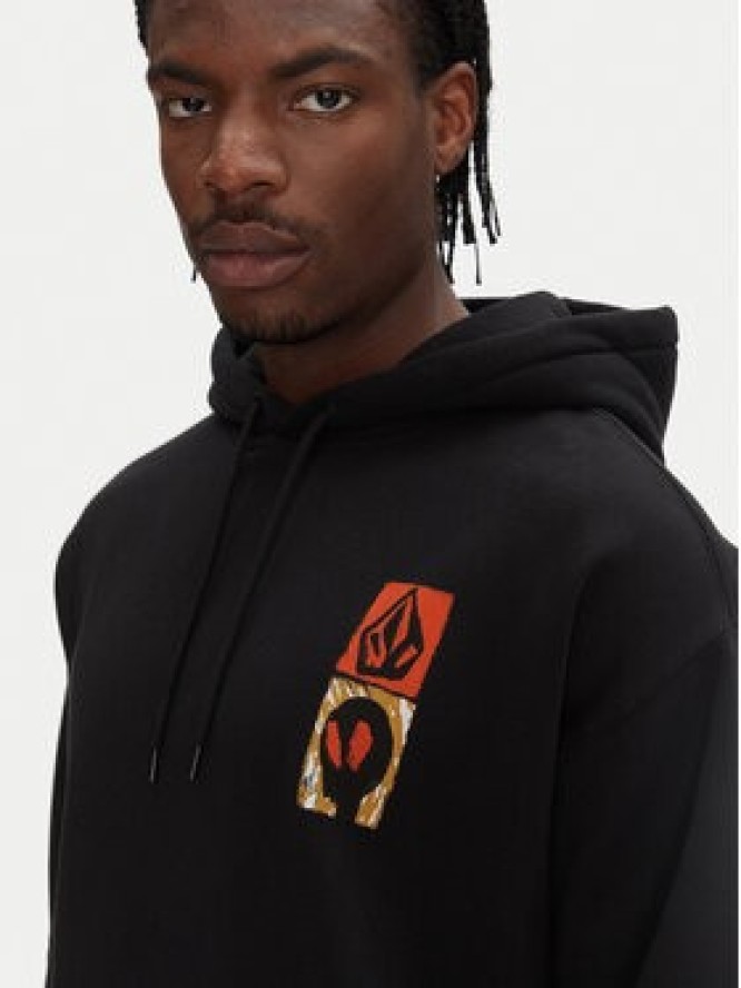 Volcom Bluza Gonyvaders A4112508 Czarny Loose Fit