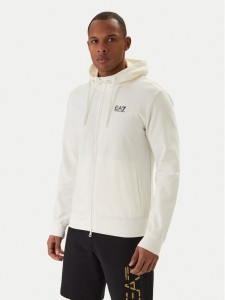 EA7 Emporio Armani Bluza 8NPM33 PJVRZ Écru Regular Fit