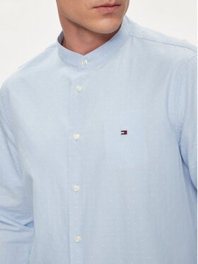 Tommy Hilfiger Koszula MW0MW34650 Błękitny Slim Fit