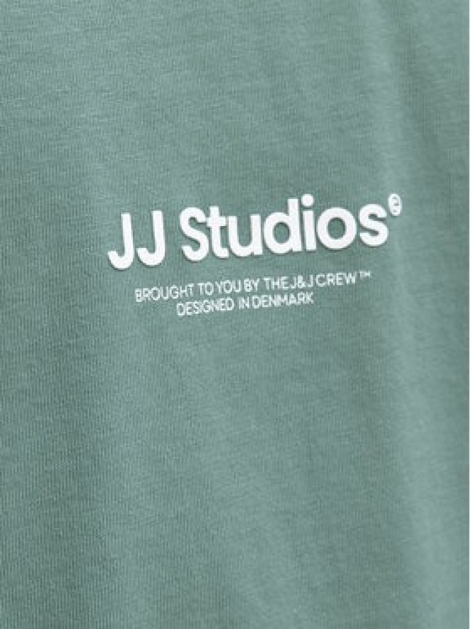 Jack & Jones T-Shirt Paulos 12278787 Turkusowy Relaxed Fit