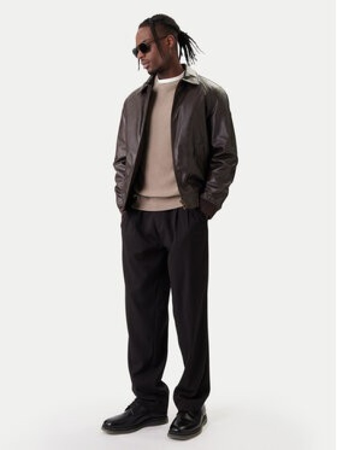 Guess Kurtka z imitacji skóry M6RL0A WJ260 Brązowy Regular Fit