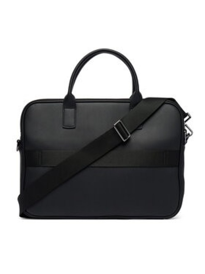 Tommy Hilfiger Torba na laptopa Th Woven Computer Bag AM0AM14094 Czarny