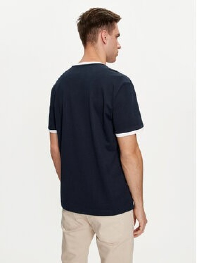 Guess Jeans T-Shirt M4YI43 K8FQ4 Granatowy Regular Fit