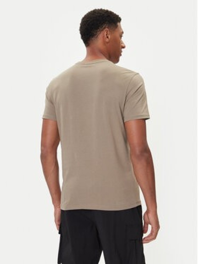 Napapijri T-Shirt Salis NP0A4H8D Beżowy Regular Fit