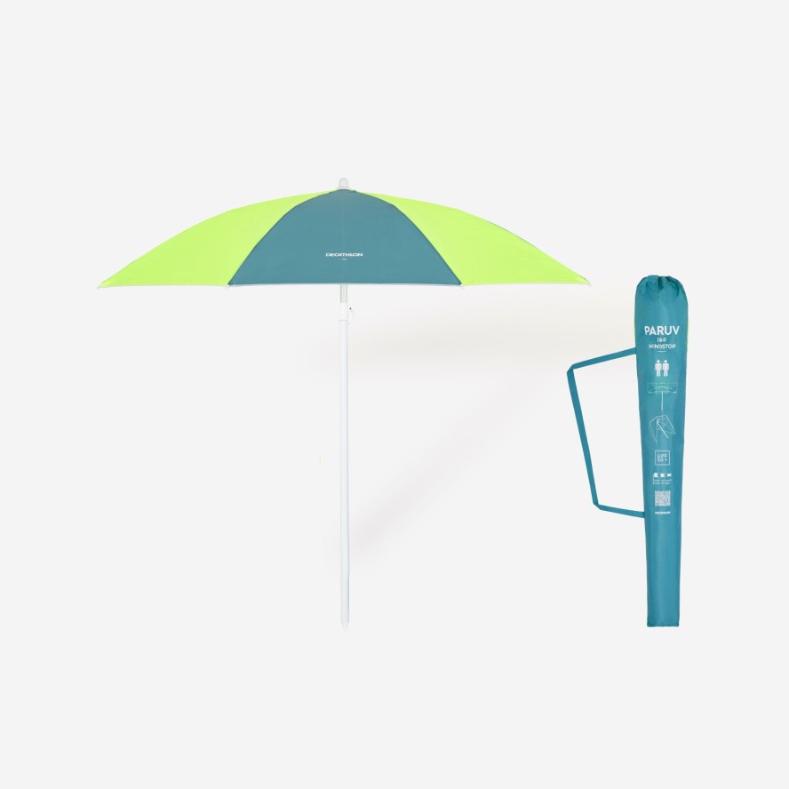 Parasol plażowy Decathlon Paruv 160 Windstop UPF50+ 2 osobowy
