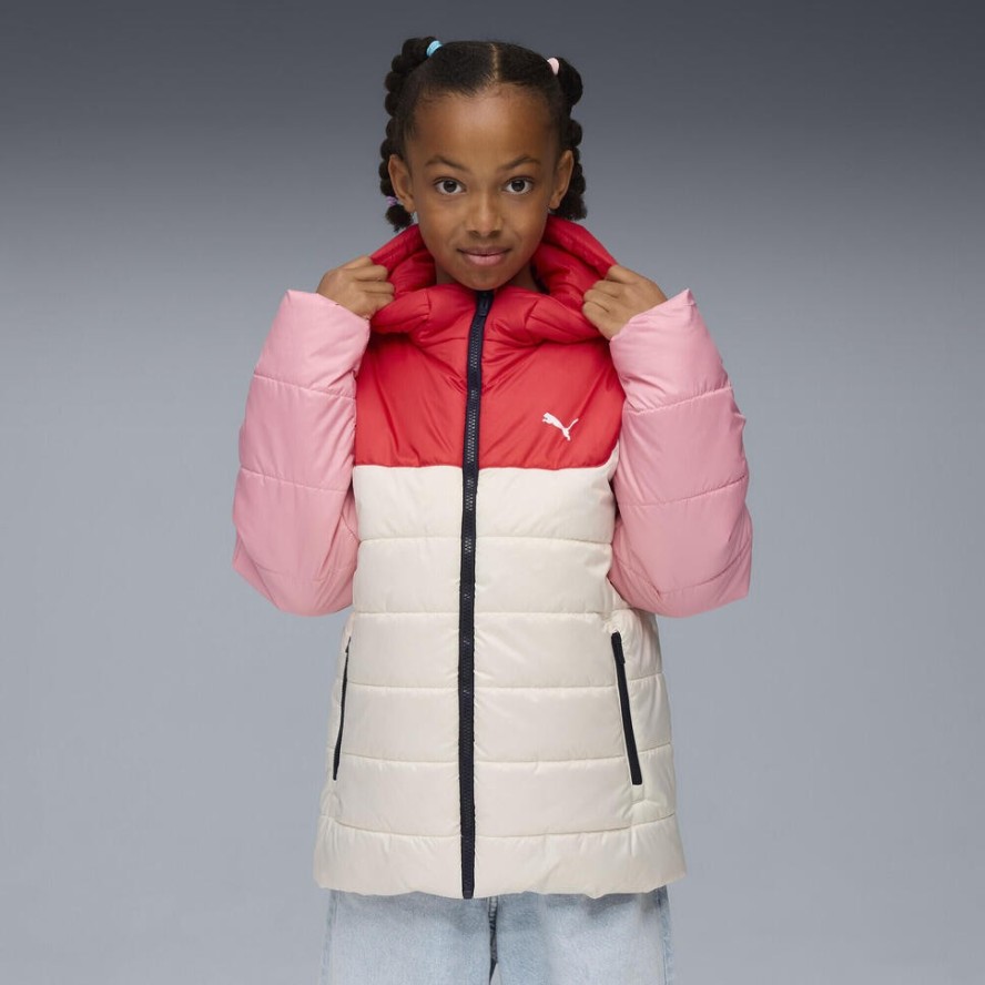 Młodzieżowa kurtka ocieplana Essentials z kapturem PUMA