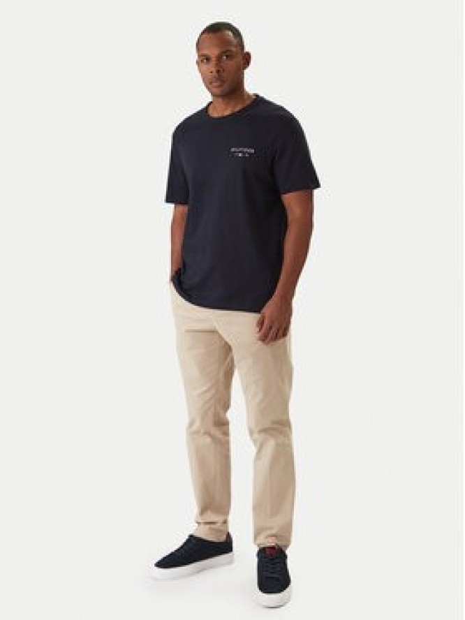 Tommy Hilfiger T-Shirt Brand Love MW0MW41456 Granatowy Regular Fit