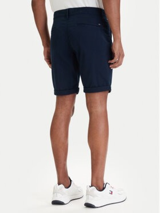 Tommy Jeans Szorty materiałowe Scanton DM0DM22852 Granatowy Slim Fit