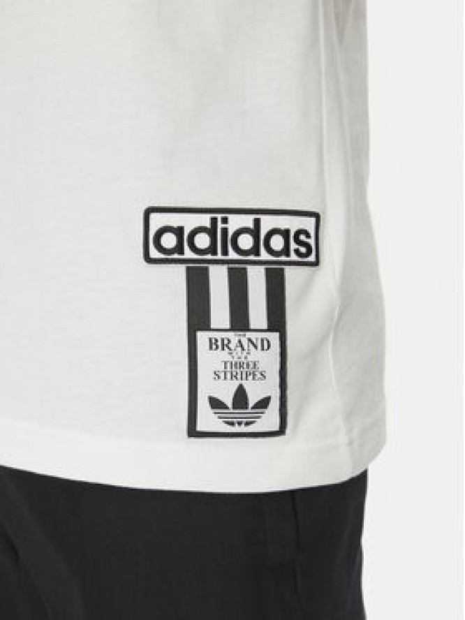 adidas T-Shirt Adibreak JD4195 Biały Regular Fit