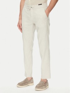 BOSS Spodnie materiałowe Sanderson-L 50536881 Beżowy Regular Fit
