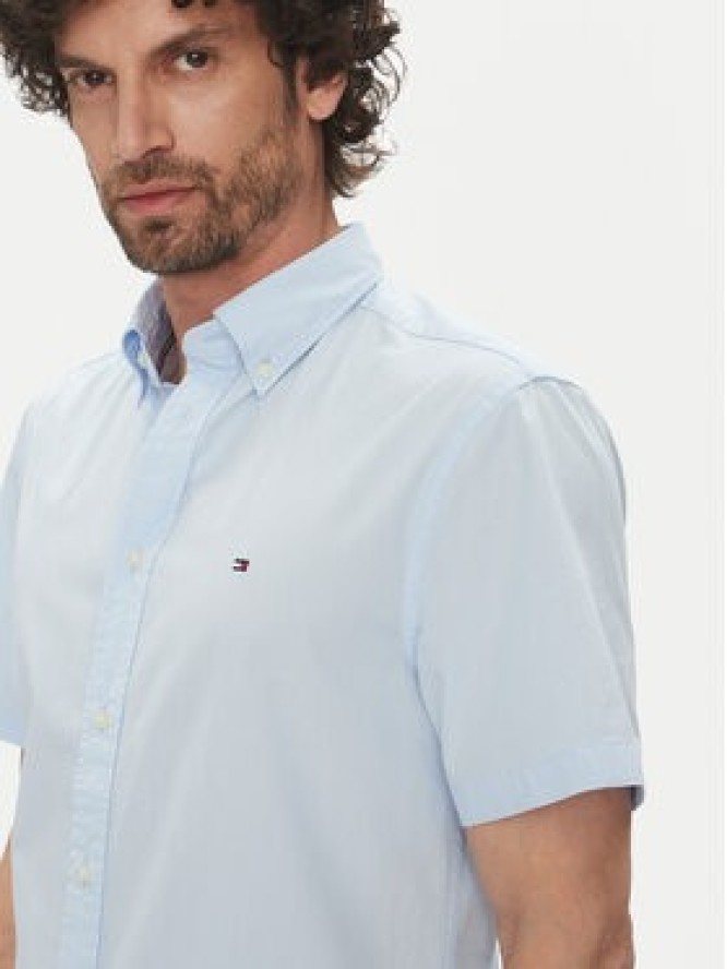 Tommy Hilfiger Koszula MW0MW37584 Błękitny Regular Fit