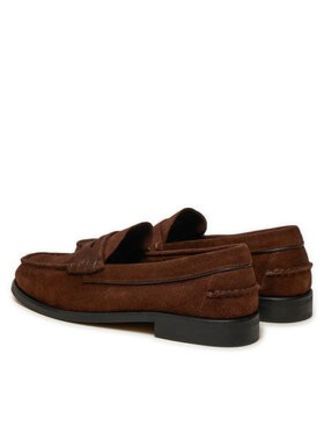 Tommy Hilfiger Lordsy Classic Hilfiger Suede Loafer FM0FM05363 Brązowy