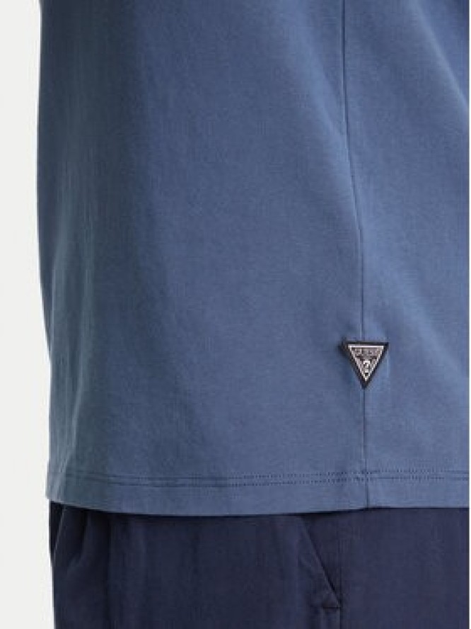 Guess T-Shirt M5YI67 KBW41 Niebieski Regular Fit