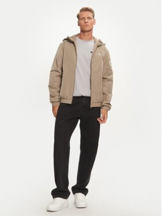 Calvin Klein Jeans Kurtka przejściowa Harrington J30J325596 Beżowy Regular Fit