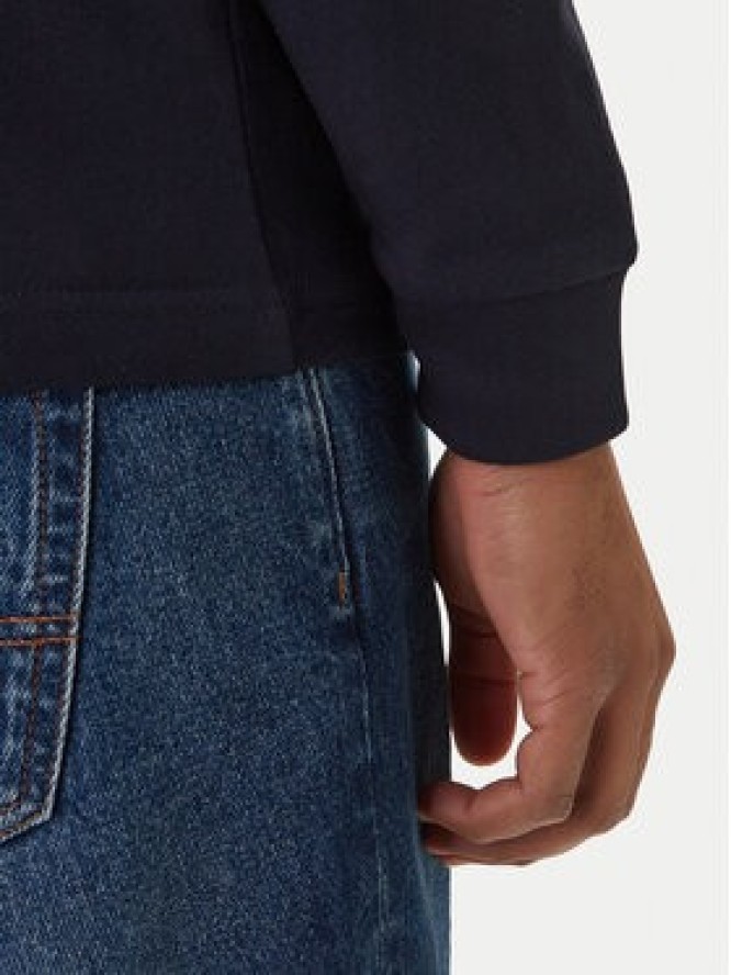 Napapijri Longsleeve S-Box Logo NP0A8BC5 Granatowy Regular Fit