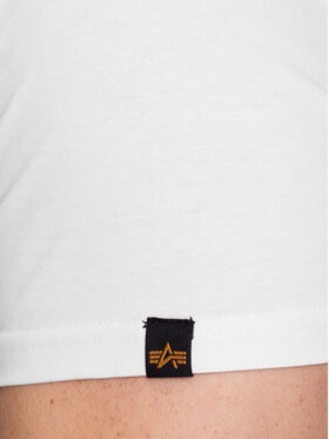 Alpha Industries Komplet t-shirtów Alpha Label 118534 Biały Regular Fit