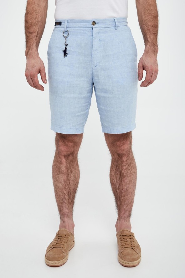 Bermudy męskie lniane PAUL&SHARK