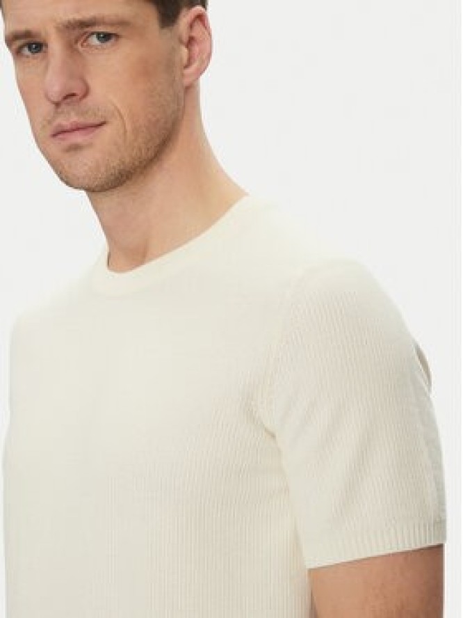 JOOP! Jeans Sweter 15 JJK-14Simoro 30045813 Beżowy Modern Fit