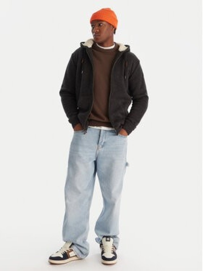 Quiksilver Kurtka przejściowa Keller Sherpa EQYFT05112 Czarny Regular Fit