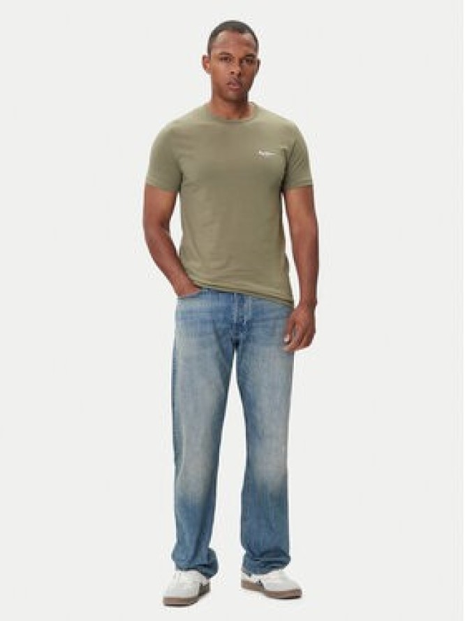 Pepe Jeans T-Shirt Original Basic 3N PM5010133 Khaki Regular Fit
