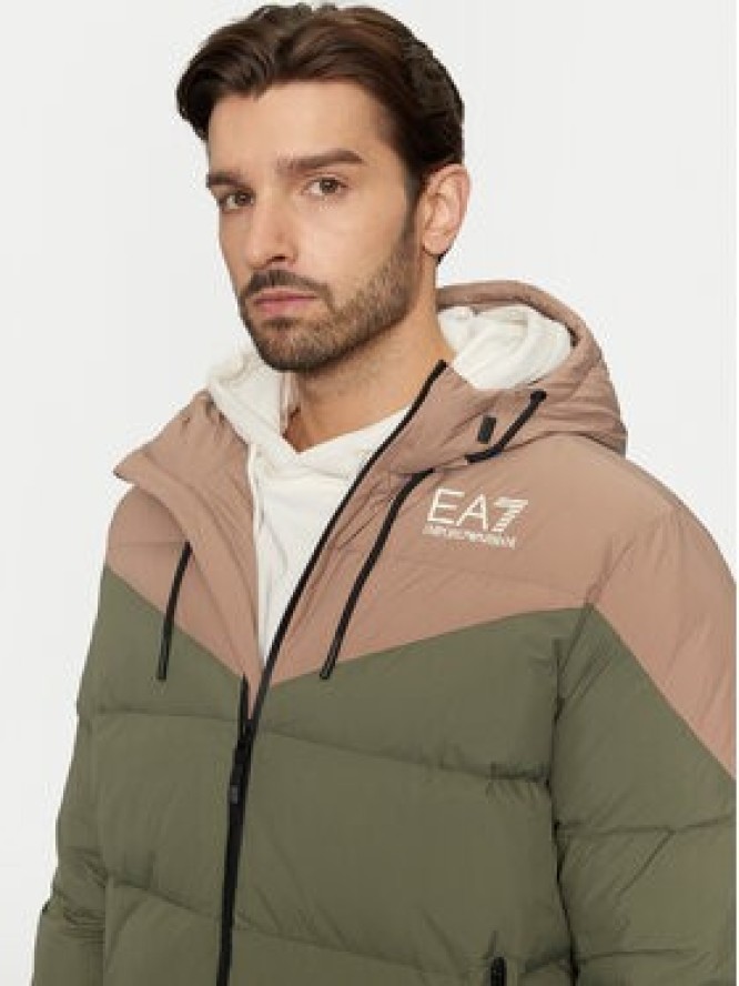 EA7 Emporio Armani Kurtka zimowa 6DPB30 PNDOZ 1846 Zielony Regular Fit